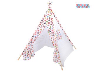 [ZA3508] Namiot Wigwam Tipi wesołe sowy dla dziecka