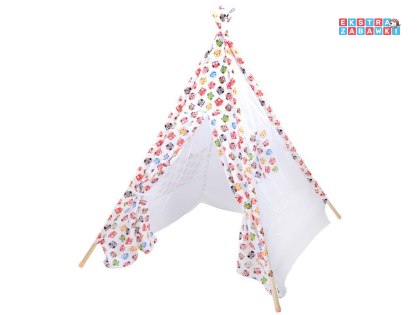 [ZA3508] Namiot Wigwam Tipi wesołe sowy dla dziecka