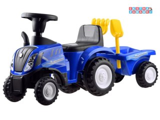 [ZA3691] New Holland jeździk traktor z przyczepą