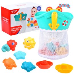 [ZA3408] Statek organizer kolorowe zabawki do wody