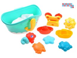[ZA3408] Statek organizer kolorowe zabawki do wody