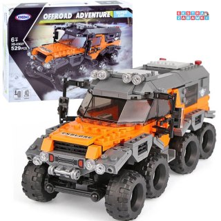 [ZA3467] Techniczne duże klocki terenowe auto 529 el.