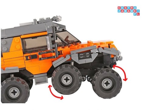 Techniczne duże Klocki terenowe auto 529ele ZA3467