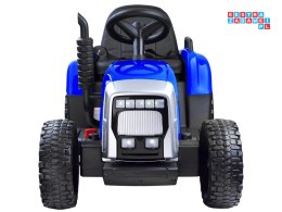 [PA0242] Traktor z przyczepą na akumulator 12V/7Ah z pilotem wolny start panel muzyczny - niebieski
