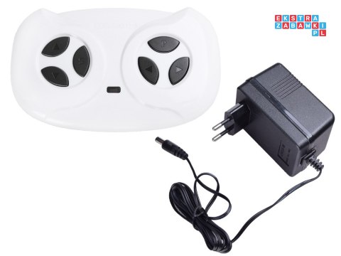 [PA0242] Traktor z przyczepą na akumulator 12V/7Ah z pilotem wolny start panel muzyczny - niebieski