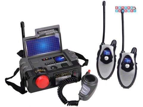 [ZA0627 POL] Walkie Talki centrala krótkofalówka policja