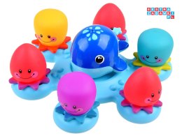 [ZA3378] Wieloryb i ośmiorniczki zabawka do kąpieli