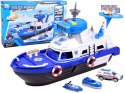 Zestaw Łódź Policja + helikopter pojazdy ZA3341