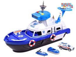 [ZA3341] Zestaw łódź policja helikopter pojazdy