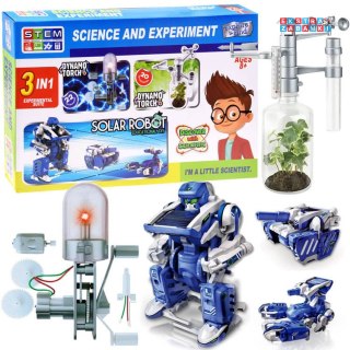 [ZA3325] Zestaw młodego naukowca 3w1 robot dynamo