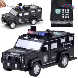 [ZA3705 CY] Autko policja skarbonka bankomat sejf