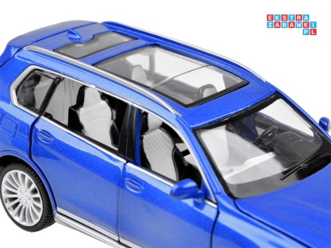 Auto Suv BMW X7 1:32 metalowe autko model dźwięki światła ZA3756