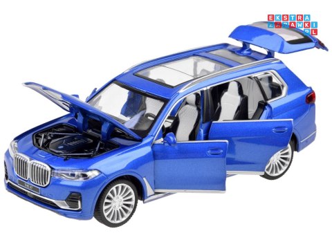 Auto Suv BMW X7 1:32 metalowe autko model dźwięki światła ZA3756