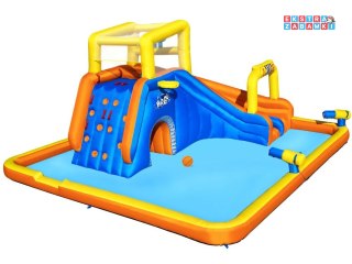 Bestway ogromny WODNY PLAC ZABAW 551x502x265cm zjeżdżalnia ścianka 53377