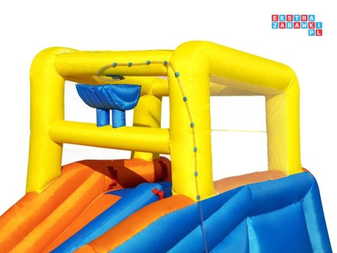 Bestway ogromny WODNY PLAC ZABAW 551x502x265cm zjeżdżalnia ścianka 53377