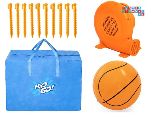 Bestway ogromny WODNY PLAC ZABAW 551x502x265cm zjeżdżalnia ścianka 53377