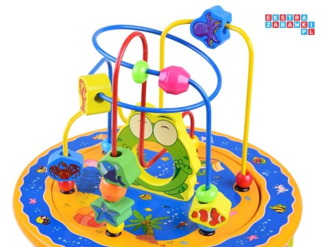 Drewniana kostka edukacyjna sorter 8w1 ZA4117