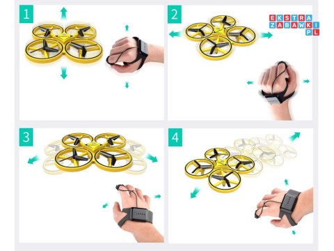 [RC0573 ZO] Dron sterowany ręką gestem pilot Quadrocopter