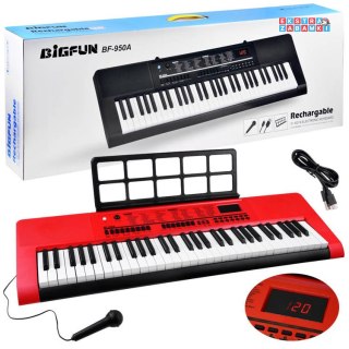 [IN0140] Duży Keyboard BF-950A Organy 61 klawiszy + mikrofon