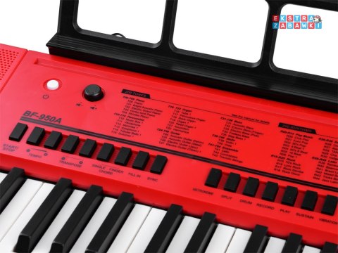 [IN0140] Duży Keyboard BF-950A Organy 61 klawiszy + mikrofon
