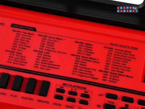 [IN0140] Duży Keyboard BF-950A Organy 61 klawiszy + mikrofon