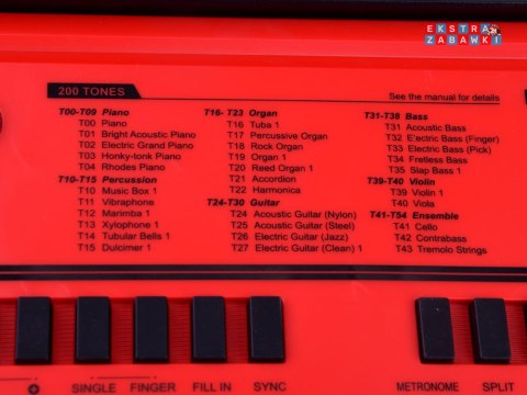 [IN0140] Duży Keyboard BF-950A Organy 61 klawiszy + mikrofon