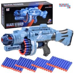 [ZA3796] Duży pistolet wyrzutnia BLASTER piankowe naboje 40 szt