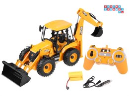 Duży Traktor Spychacz Koparka JCB zdalnie sterowana na pilota 1:20 RC0578