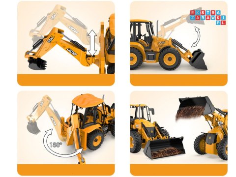 Duży Traktor Spychacz Koparka JCB zdalnie sterowana na pilota 1:20 RC0578