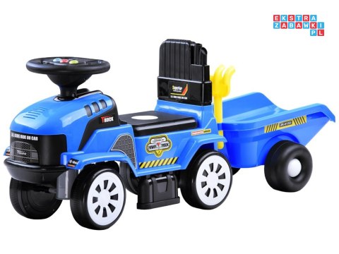 Jeździk TRAKTOR z przyczepą melodie akces ZA3746