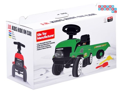 Jeździk TRAKTOR z przyczepą melodie akces ZA3746