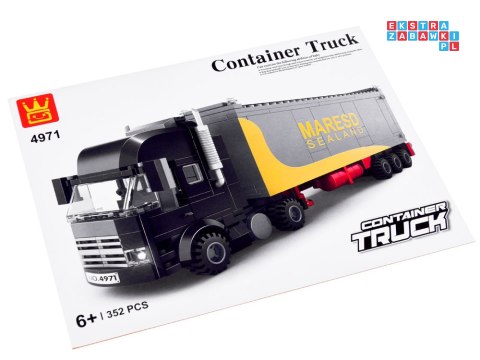 Klocki Auto dostawcze z naczepą 352 ele ZA3844