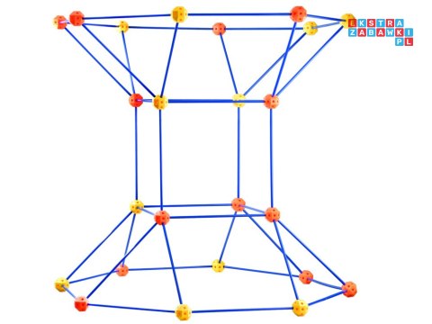 Klocki konstrukcyjne DUŻE SŁOMKI rurki 81el ZA3873