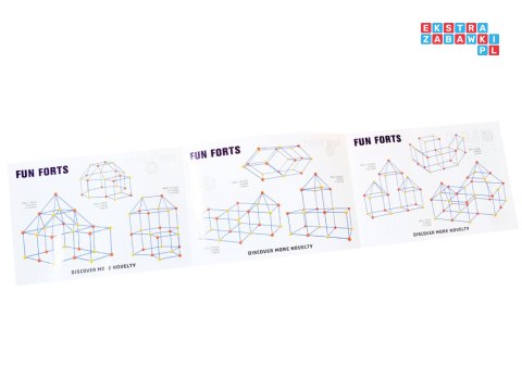 Klocki konstrukcyjne DUŻE SŁOMKI rurki 81el ZA3873
