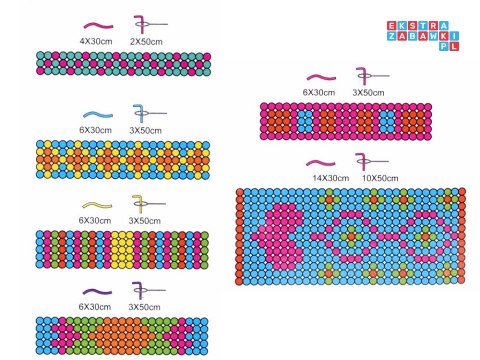 Krosno koraliki do plecenia bransoletek ZA3914