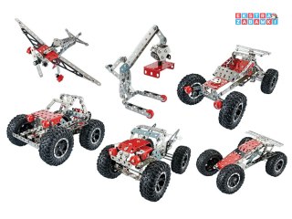 [ZA3870] Metalowe klocki konstrukcyjne 6w1 288 el.