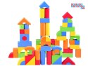 Miękkie kolorowe Klocki PIANKOWE 80 ele ZA3856