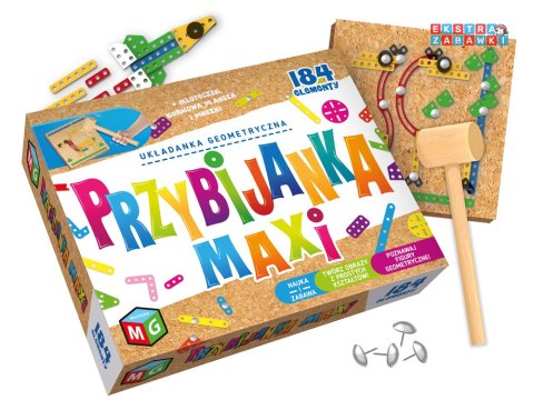 [ZA4029] Multigra przybijanka MAXI układanka młotek