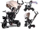 [SP0650 BE] Rowerek trójkołowy Tiny Bike 3w1 beżowy z daszkiem