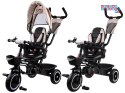 [SP0650 BE] Rowerek trójkołowy Tiny Bike 3w1 beżowy z daszkiem
