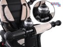 [SP0650 BE] Rowerek trójkołowy Tiny Bike 3w1 beżowy z daszkiem