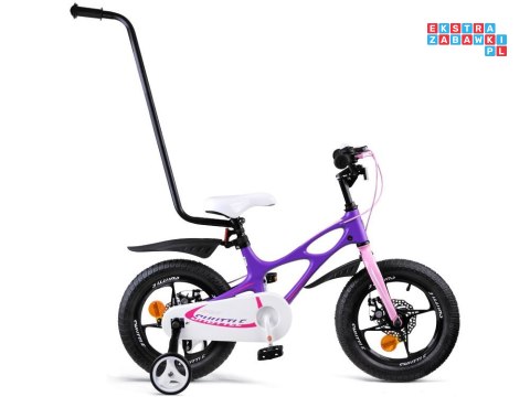 RoyalBaby Rower 14" Space Shuttle + pchacz Rower dziecięcy z kółkami bocznymi RB14-22