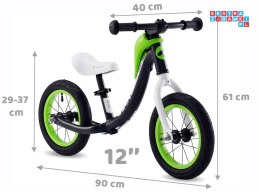 [RO0131 ZI] RoyalBaby rower biegowy 12cal PONY rama aluminiowa