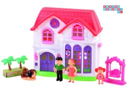 [ZA3747] Rozkładany rodzinny domek meble lalki
