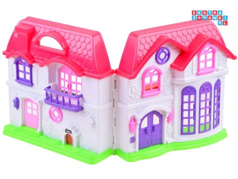 [ZA3747] Rozkładany rodzinny domek meble lalki