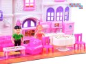 [ZA3747] Rozkładany rodzinny domek meble lalki