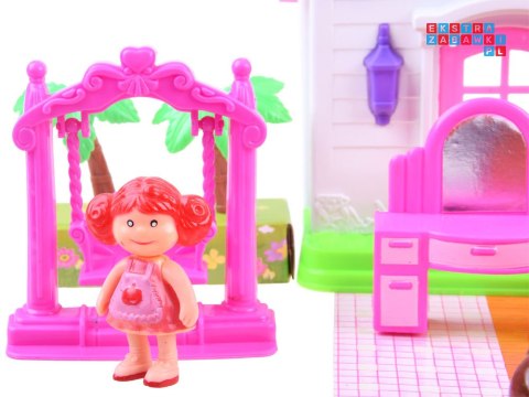 [ZA3747] Rozkładany rodzinny domek meble lalki