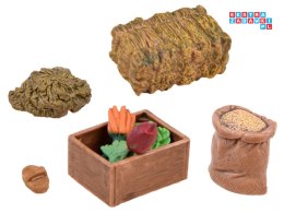 [ZA2991 D] Seria zwierzęta farma duży zestaw zwierząt zagroda figurki konie