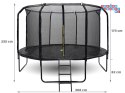 Trampolina ogrodowa SkyFlyer + drabinka 12FT 366cm