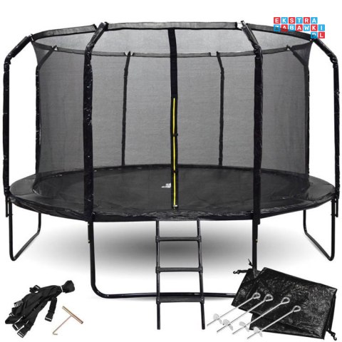 Trampolina ogrodowa SkyFlyer + drabinka 14FT 426cm